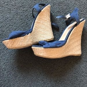 Francesca’s 5 in. Navy blue high heels